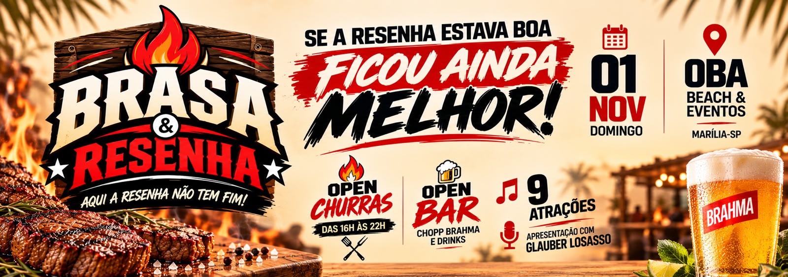 BRASA E RESENHA