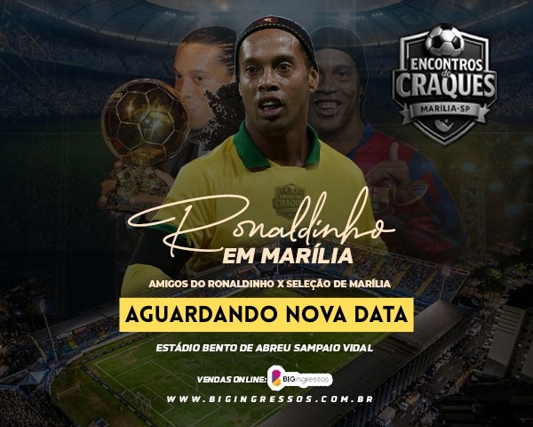 ENCONTRO DE CRAQUES - RONALDINHO EM MARÍLIA