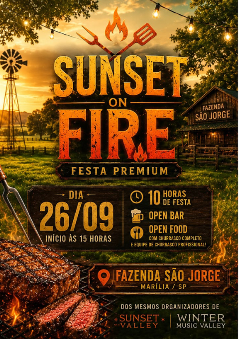 Sunset On Fire