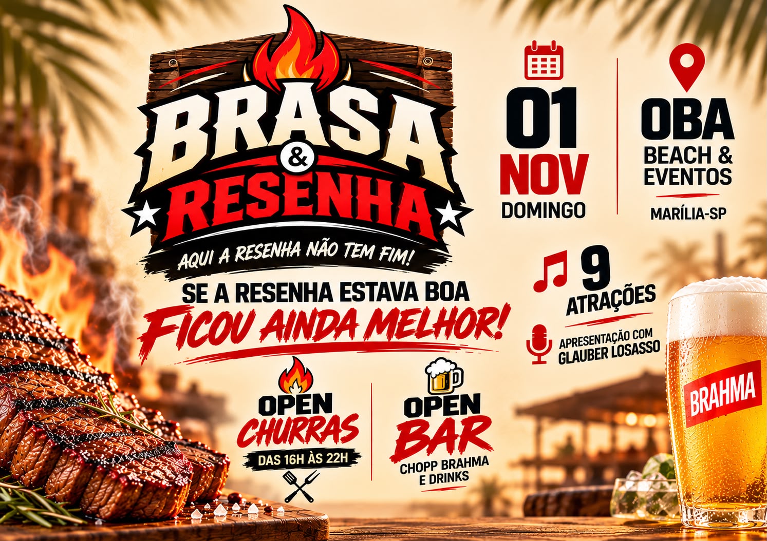 BRASA E RESENHA